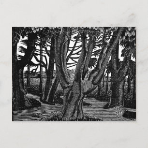 Ravilious - Woodland utanför Florens Vykort