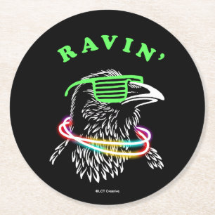 Ravin' Underlägg Papper Rund