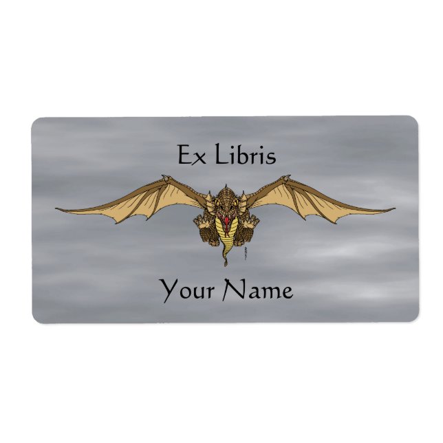 Raving Dragoness-bokplåt Fraktsedel (Framsidan)