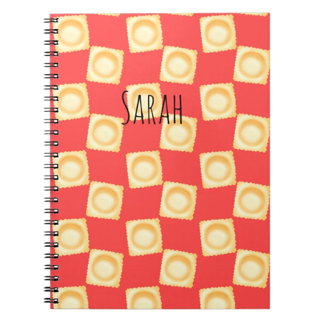 Ravioli Delicious Pasta Anteckningsbok (Framsidan)