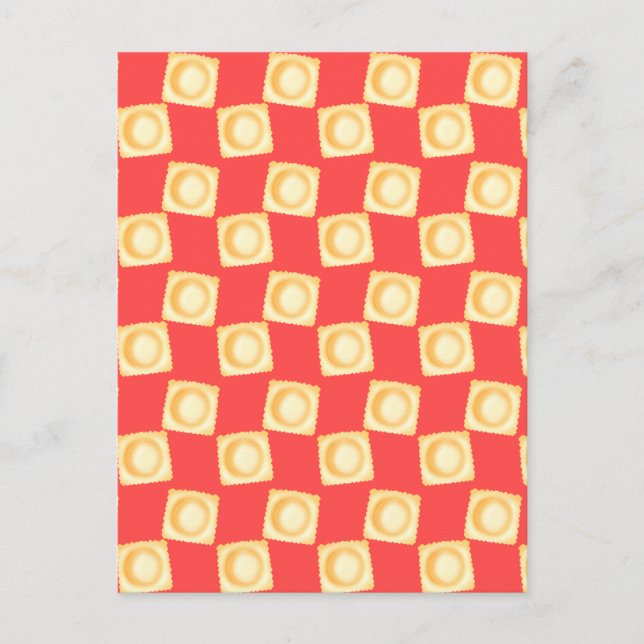 Ravioli Delicious Pasta Vykort (Framsida)