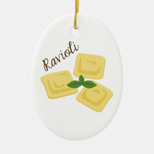 Ravioli Julgransprydnad Keramik