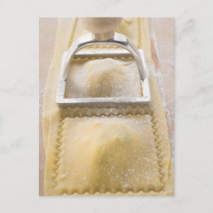 Ravioli med konditor, stäng vykort