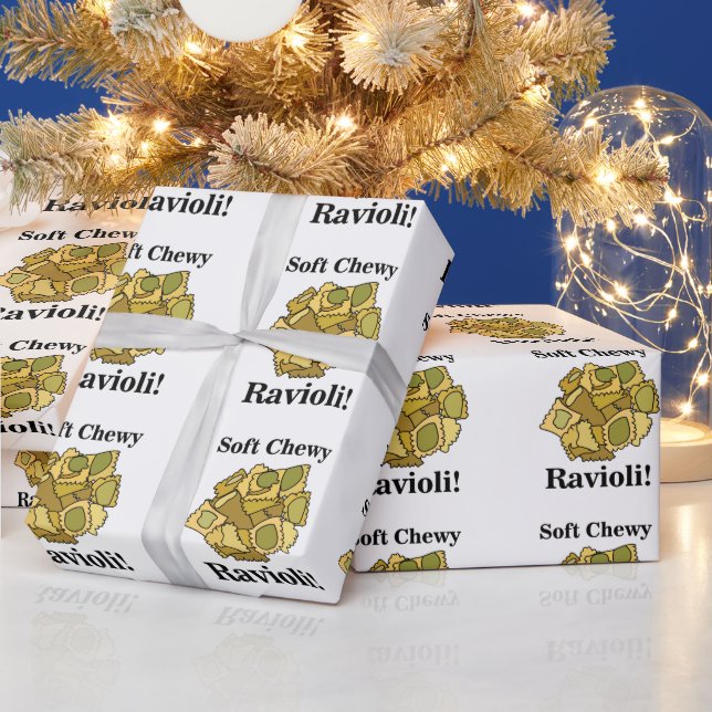 Ravioli Pasta Italiensk Mat Födelsedag Presentpapper (Helgdagar)