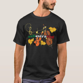Ravioli Pasta ORCHESTRAVIOLI Italiensk Färg Music T Shirt