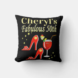RAVISHING RED 50:E BIRTHDAY DIVA DESIGN KUDDE