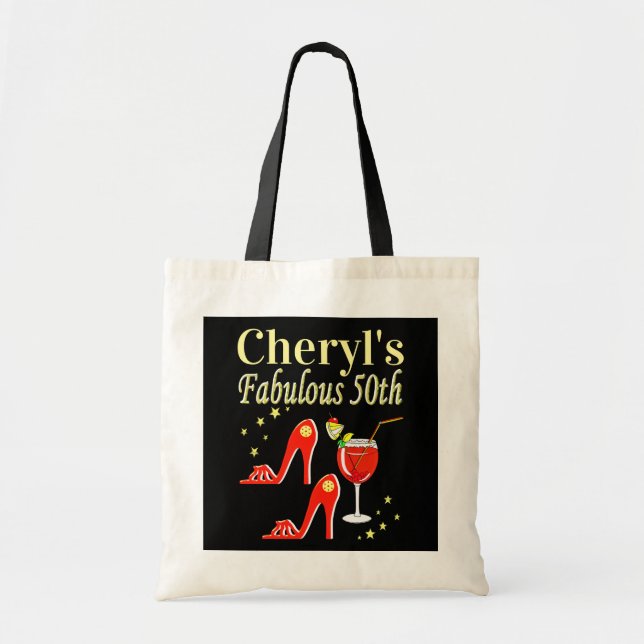 RAVISHING RED 50:E BIRTHDAY DIVA DESIGN TYGKASSE (Framsidan)