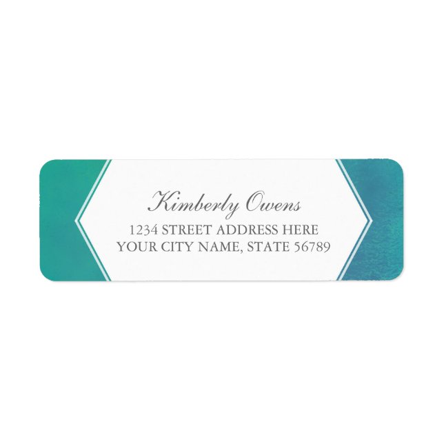 Ravishing | Returadress för vattenfärg i Grönt Etikett (Framsidan)