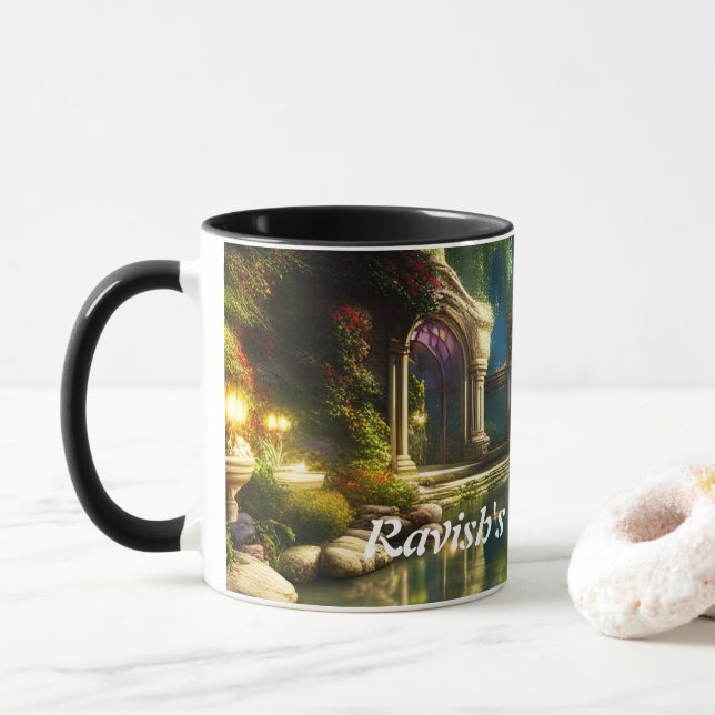 Ravish's God morgon Tea Mugg (Med munk)