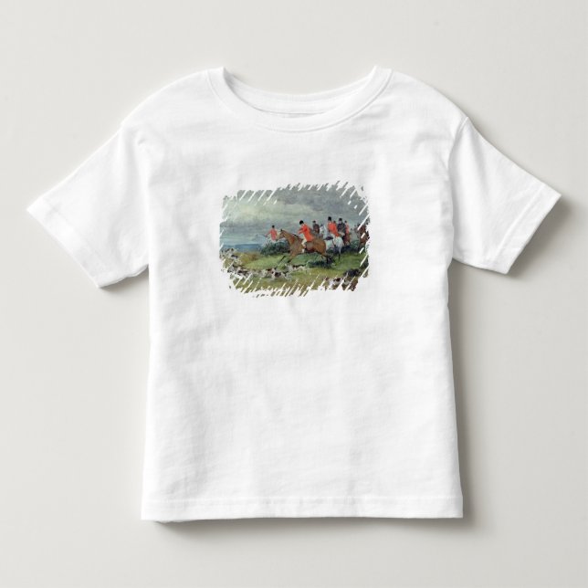 Rävjakt i Surrey, 19th århundrade T Shirt (Framsida)