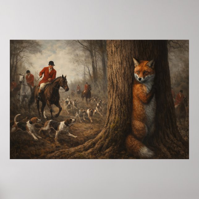 Rävjakt Poster (Framsidan)