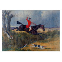Rävjakt Rensar en dike John Herring 1839