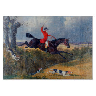 Rävjakt Rensar en dike John Herring 1839