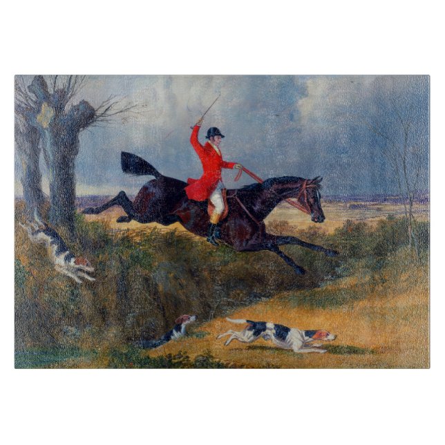 Rävjakt Rensar en dike John Herring 1839 (Framsidan)