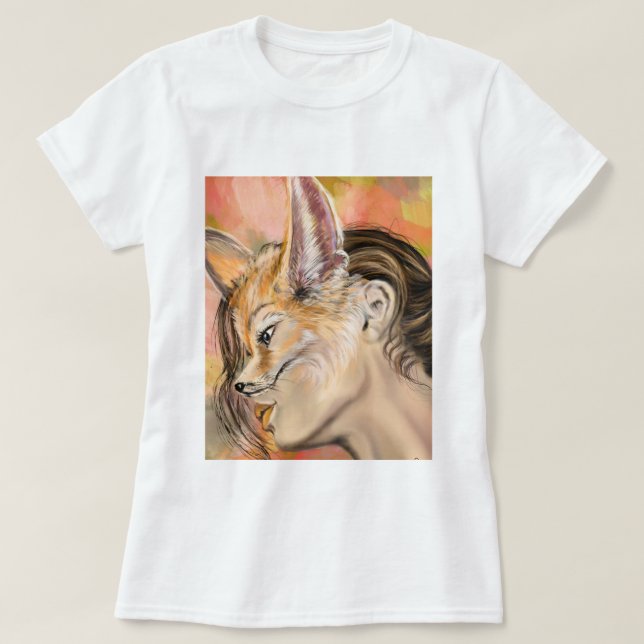 Rävkvinna T-Shirt (Design framsida)