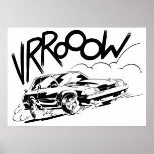 RävMustangaffisch Poster