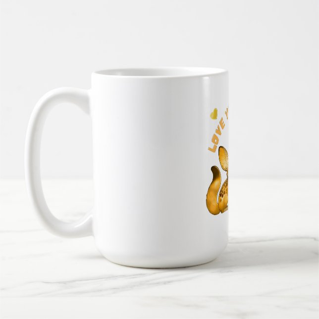 Rävpar Valentin Konst Kaffemugg (Vänster)