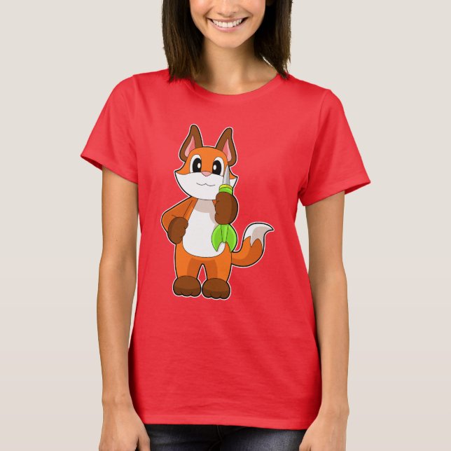 Rävpilkastar Pil T Shirt (Framsida)