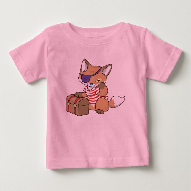 RävpiratT-tröja och gåvor T-shirt (Framsida)