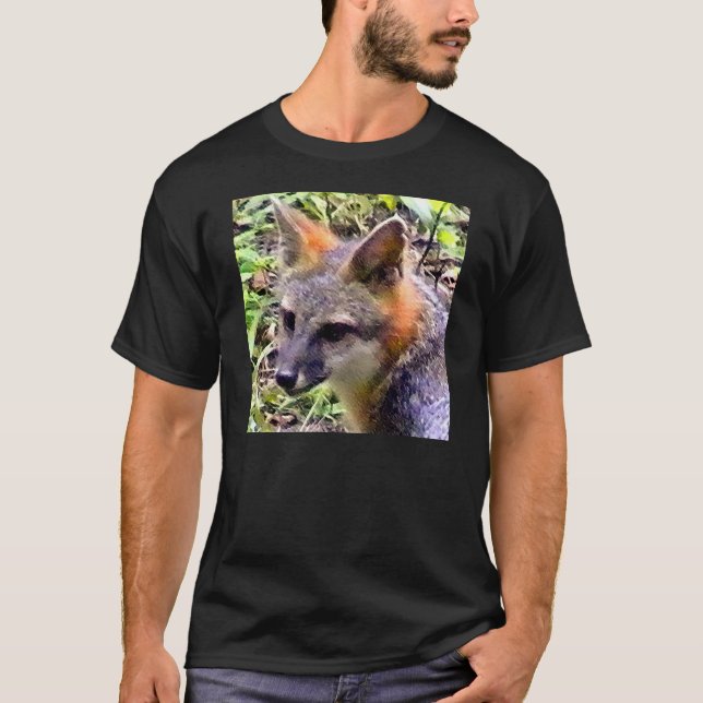 RÄVSATS SOM LEKER I BORSTA T SHIRT (Framsida)