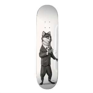 RävSkateboard (att stå) Old School Skateboard Bräda 21,6 Cm