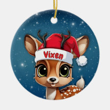 Rävunge hjort, kalv, dovhjort, ren 🦌🎄