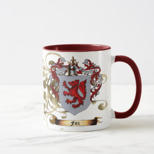 Rävvapensköld (2-sided) mugg