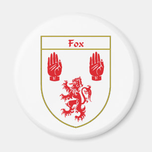 Rävvapensköld-/familjvapensköld Magnet