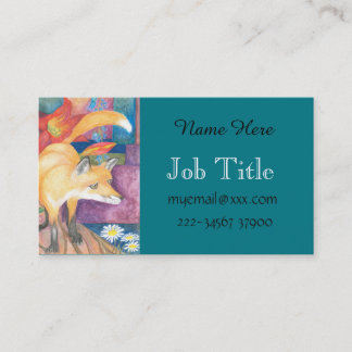 rävvisitkort visitkort