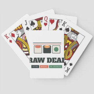 Raw Deal Vintage Western Humor Anpassat Spelkort