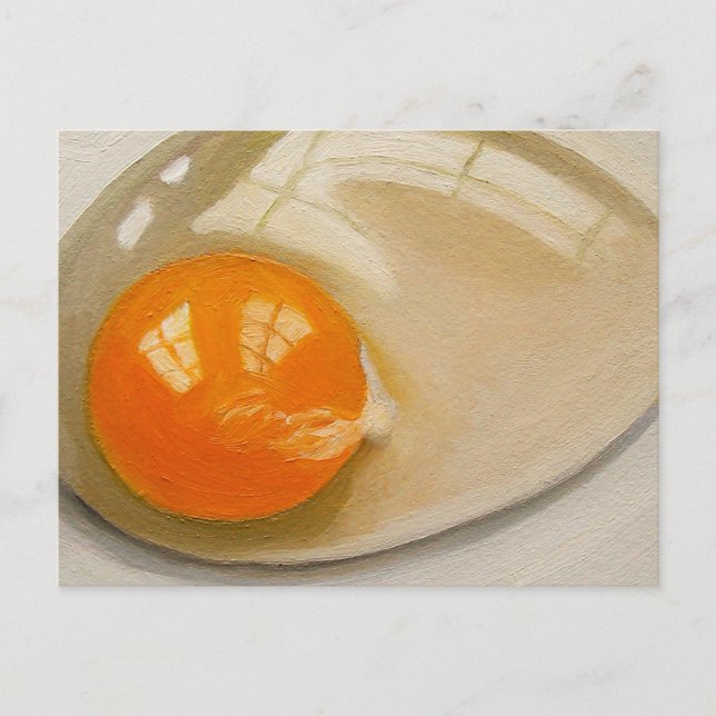 RAW EGG REALISM ARTWORK VYKORT (Framsida)