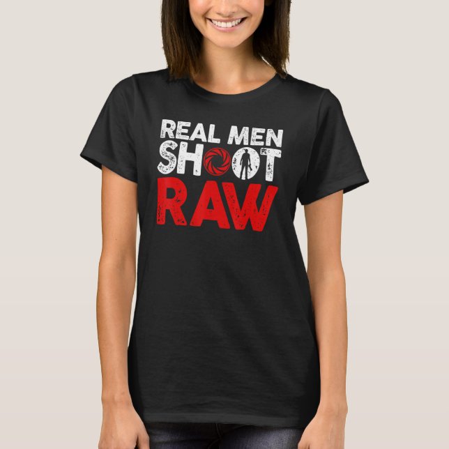 Raw-fotografigrafi i Manar i real T Shirt (Framsida)