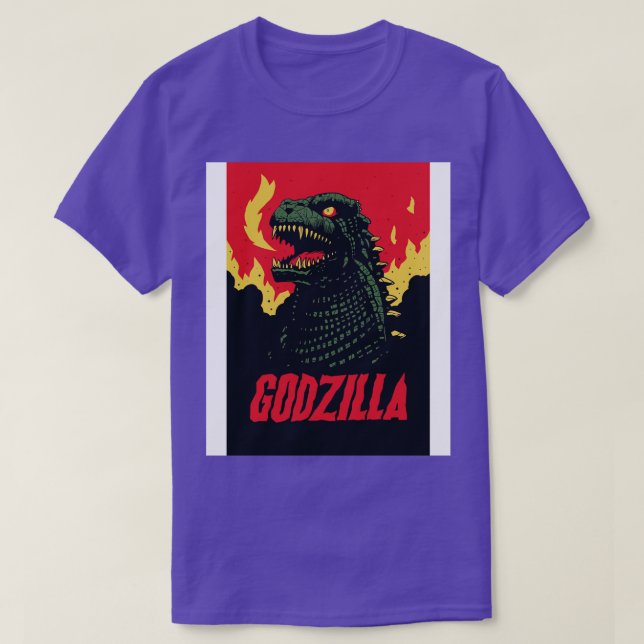Raw Roaring Godzilla T Shirt (Design framsida)