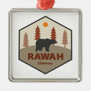 Rawah Wilderness Colorado Björn Julgransprydnad Metall