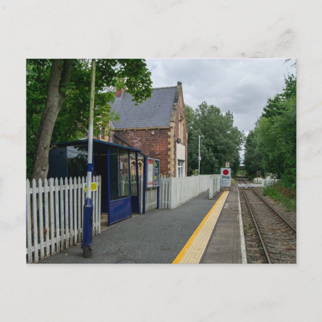 Rawcliffe järnvägsstation vykort (Framsida)
