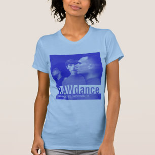 RAWdanoskarp grafik T-Shirt i blått