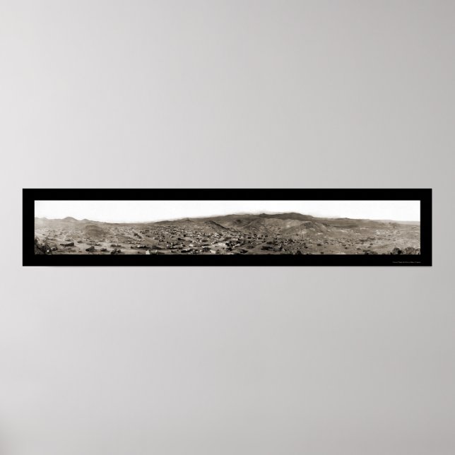 Rawhide NV Panoramic Photo 1909 Poster (Framsidan)