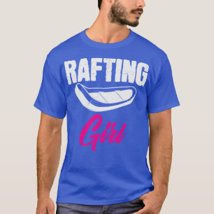 Rawing Girl Rat efter Raft Whitewater Boat T Shirt