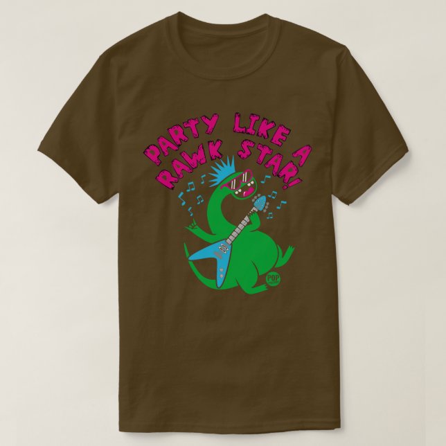 RAWK STAR T SHIRT (Design framsida)