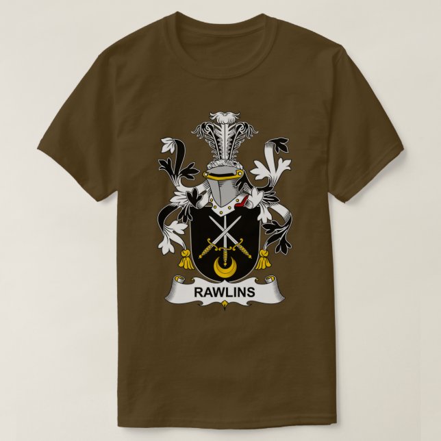 Rawlins Jackar om Arm Family Crest T Shirt (Design framsida)