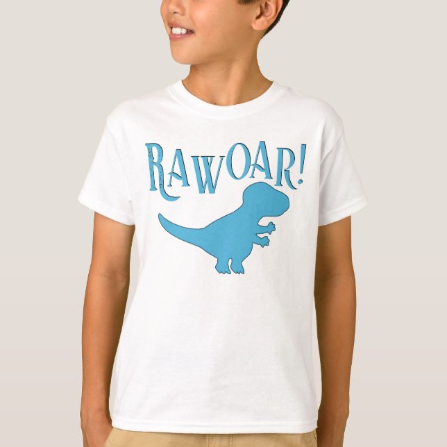 Rawoar! (Roar) Dino T Shirt (Framsida)