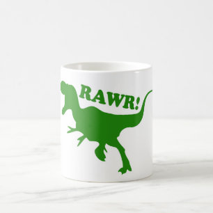 RAWR är så Dinosaurs säger att jag kärlek dig Kaffemugg