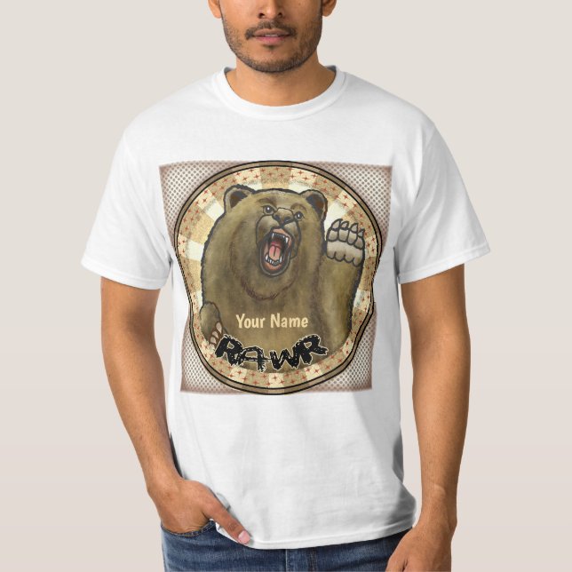Rawr Bear T-Shirt (Framsida)