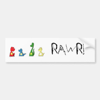 rawr bildekal