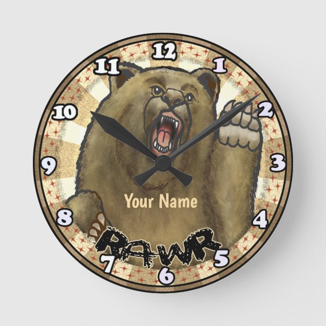 Rawr Björn klocka (Framsida)