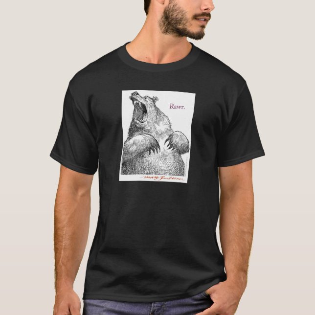 Rawr björn! Manar T-tröja T Shirt (Framsida)