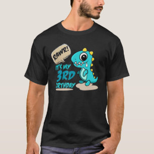 Rawr Det är min tredje födelsedag. T Shirt