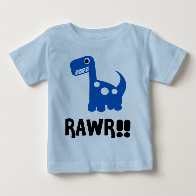 Rawr Dino Blue Tröja (Framsida)