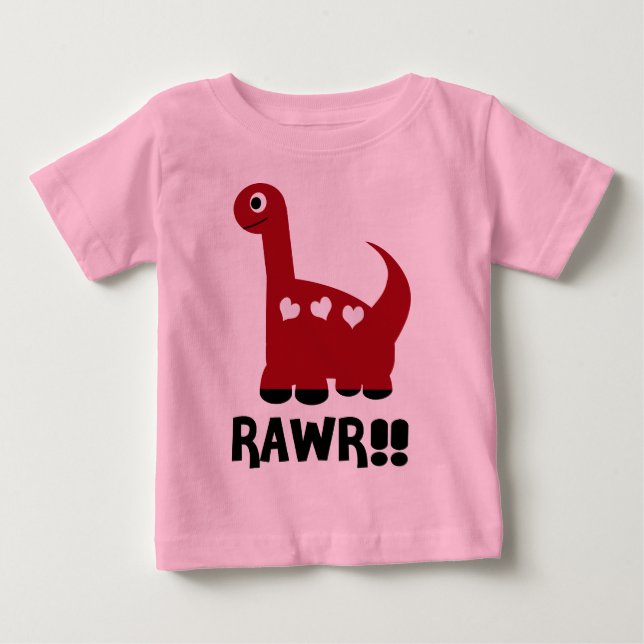Rawr Dino Red Tröja (Framsida)