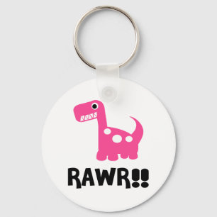 Rawr Dino rosor Nyckelring